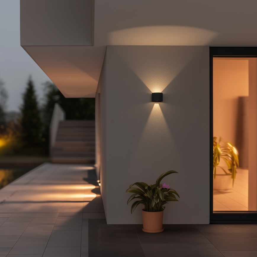 Brilagi - LED Wandlamp voor buiten RONDO LED/6W/230V antraciet IP54