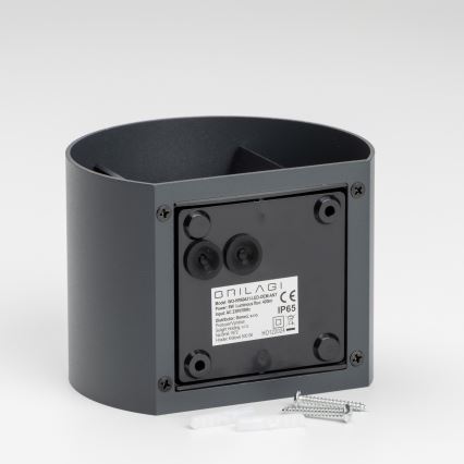 Brilagi - LED Wandlamp voor buiten RONDO LED/6W/230V antraciet IP54