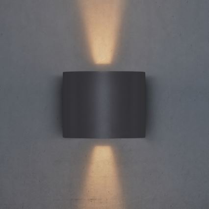 Brilagi - LED Wandlamp voor buiten RONDO LED/6W/230V antraciet IP54