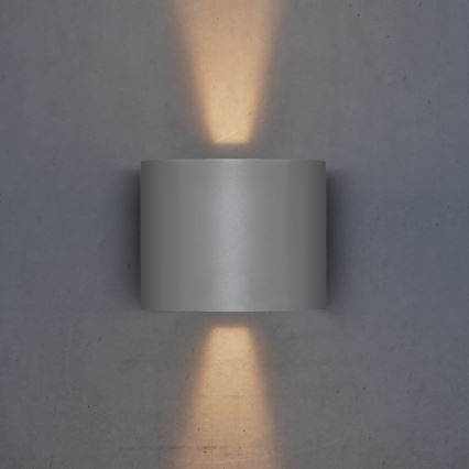 Brilagi - LED Wandlamp voor buiten RONDO LED/6W/230V grijs IP54