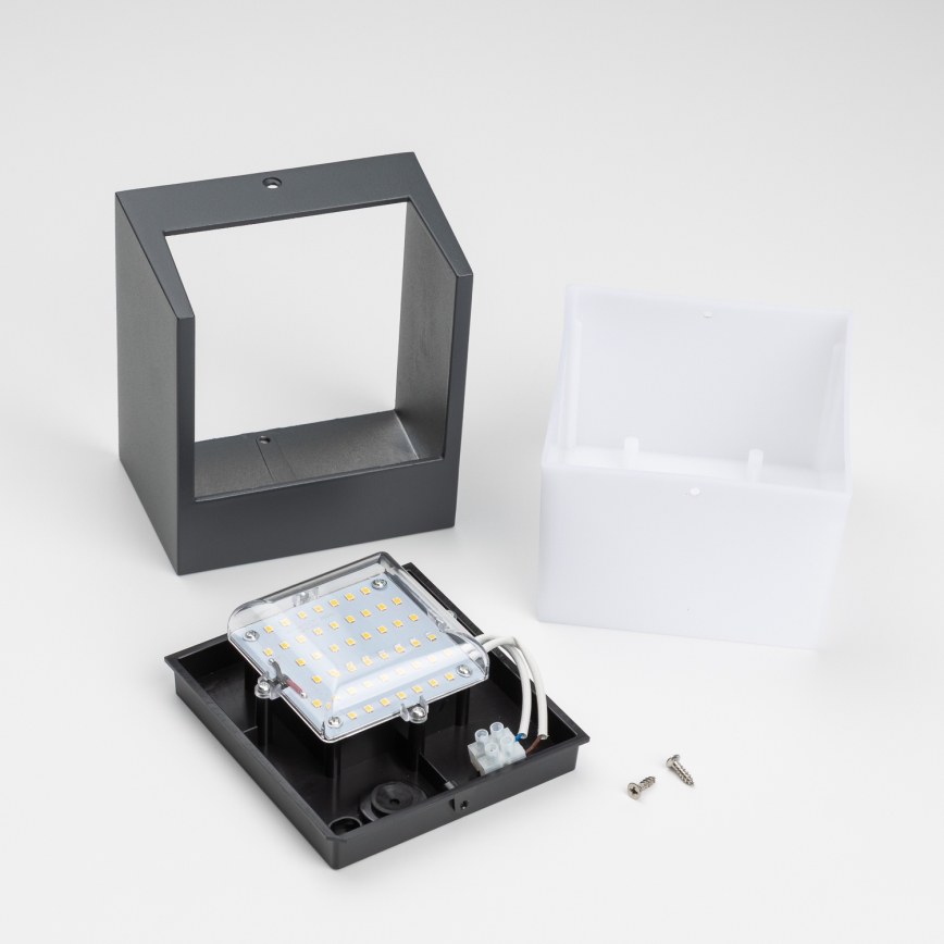 Brilagi - LED Wandlamp voor buiten TERNI LED/12W/230V antraciet IP44