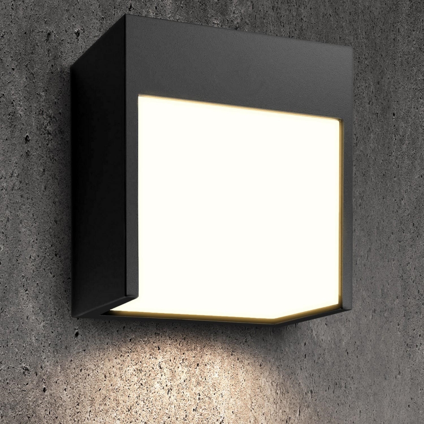 Brilagi - LED Wandlamp voor buiten TERNI LED/12W/230V zwart IP44