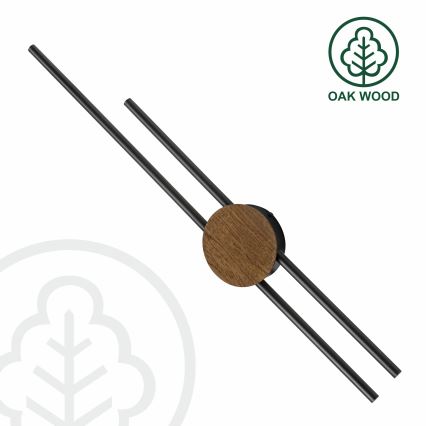 Brilagi - LED Wandlamp WOODY COLLINE LED/15W/230V 80 cm eiken walnoot