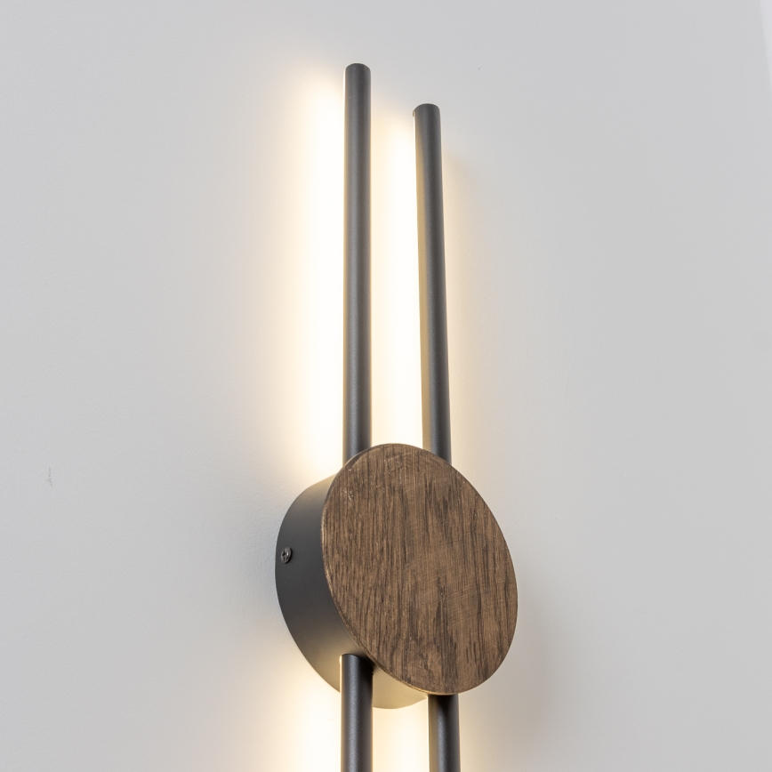 Brilagi - LED Wandlamp WOODY COLLINE LED/15W/230V 80 cm eiken walnoot