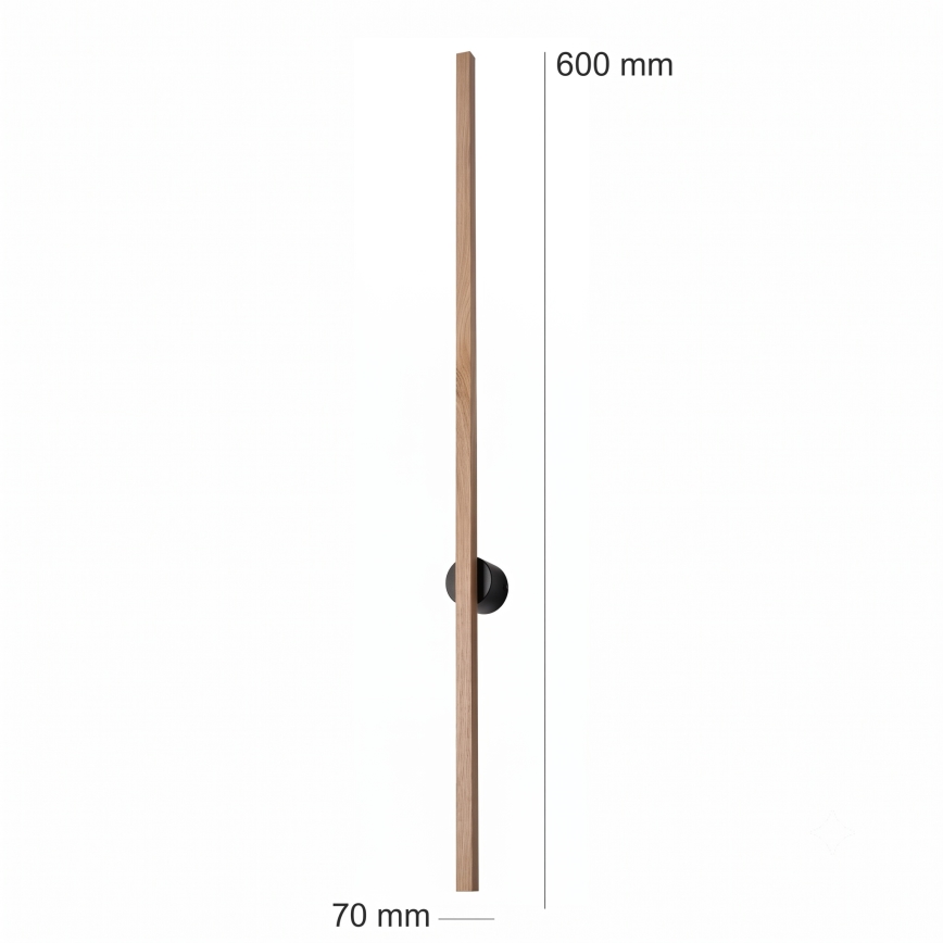 Brilagi - LED-wandlamp WOODY LINE LED/7W/230V 4000K 60 cm eiken