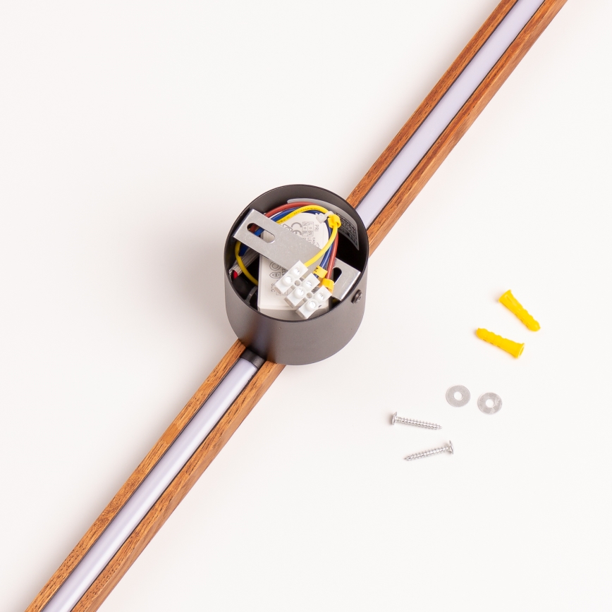Brilagi - LED-wandlamp WOODY LINE LED/7W/230V 4000K 60 cm eiken/kersen