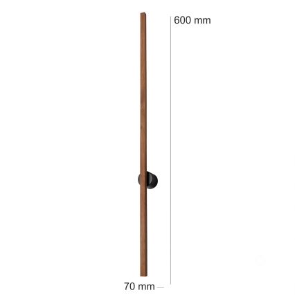 Brilagi - LED-wandlamp WOODY LINE LED/7W/230V 4000K 60 cm eiken/kersen