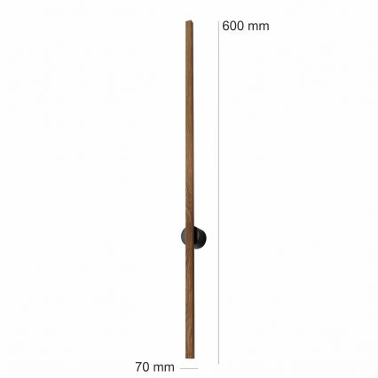 Brilagi - LED-wandlamp WOODY LINE LED/7W/230V 4000K 60 cm eiken/walnoot