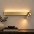 BRILAGI - LED wandspot ARLIX LED/3W/230V + LED/7W goudkleurig CRI 90