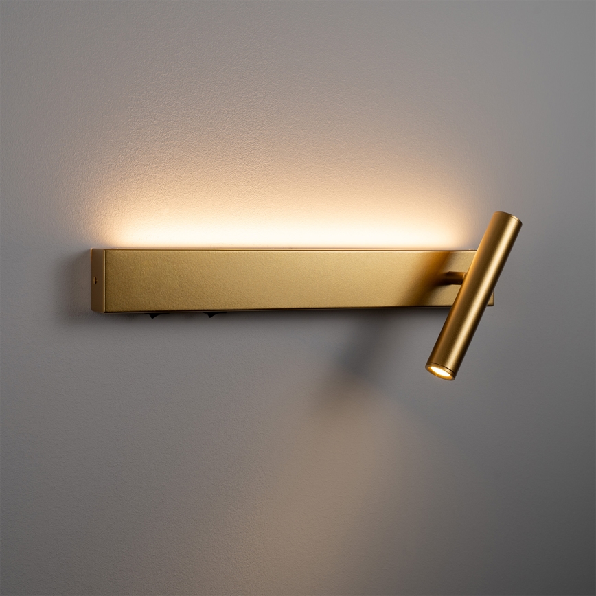 BRILAGI - LED wandspot ARLIX LED/3W/230V + LED/7W goudkleurig CRI 90
