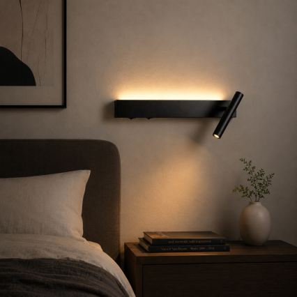 BRILAGI - LED-wandspot ARLIX LED/3W/230V + LED/7W zwart CRI 90
