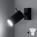 BRILAGI -  LED Wandspot ASMUS 1xGU10/7W/230V zwart