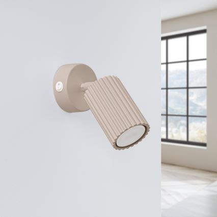 Brilagi - LED-wandspot CRESTO 1x GU10/10W/230V taupe