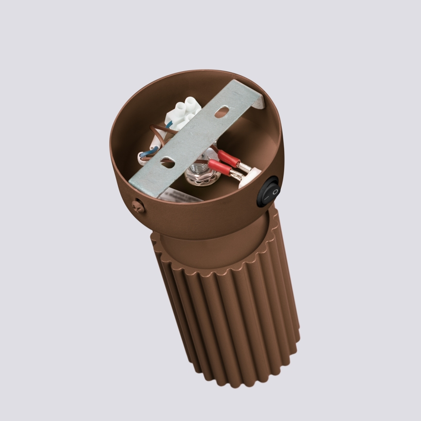 Brilagi - LED-wandspot CRESTO 1xGU10/10W/230V bruin