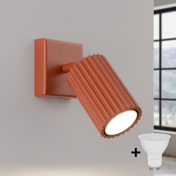 Brilagi - LED wandspot CRESTO 1xGU10/10W/230V rood