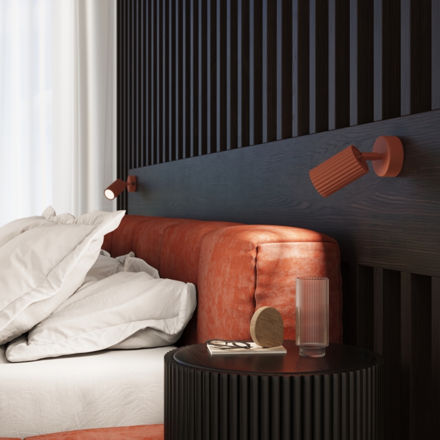 Brilagi - LED wandspot CRESTO 1xGU10/10W/230V rood