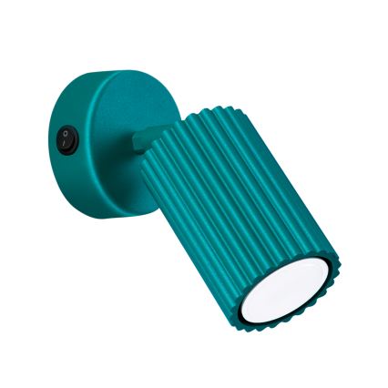 Brilagi - LED-wandspot CRESTO 1xGU10/10W/230V turkoois