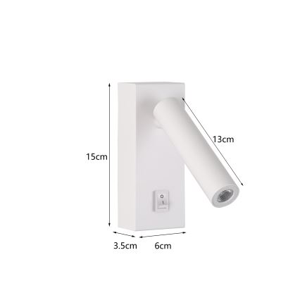 Brilagi - LED Wandspot MAYA LED/3W/230V 4000K wit