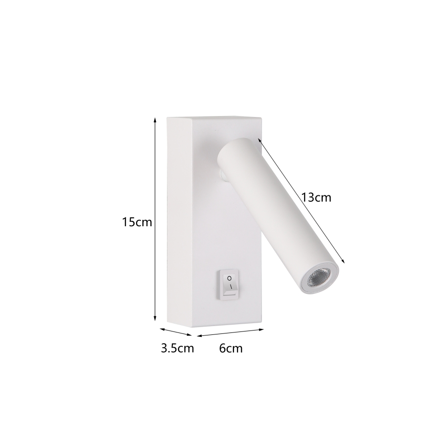 Brilagi - LED Wandspot MAYA LED/3W/230V 4000K wit