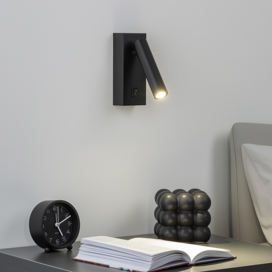 Brilagi - LED Wandspot MAYA LED/3W/230V 4000K zwart