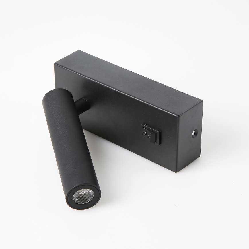 Brilagi - LED Wandspot MAYA LED/3W/230V 4000K zwart