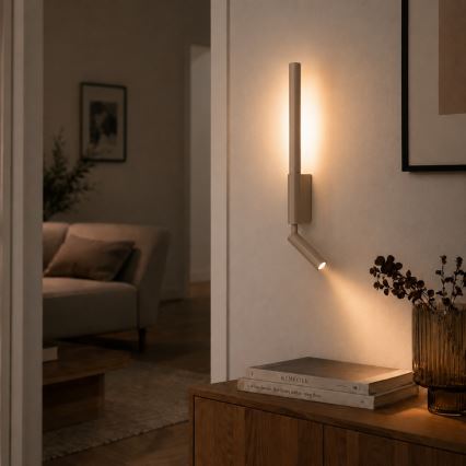 BRILAGI - LED wandspot VIXON LED/3W/230V + LED/5W beige CRI 90