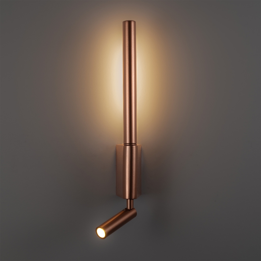 BRILAGI - LED wandspot VIXON LED/3W/230V + LED/5W bronskleurig CRI 90
