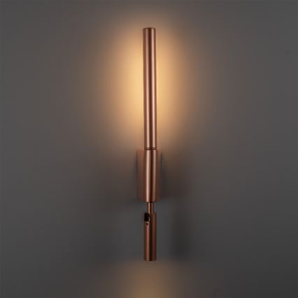 BRILAGI - LED wandspot VIXON LED/3W/230V + LED/5W bronskleurig CRI 90