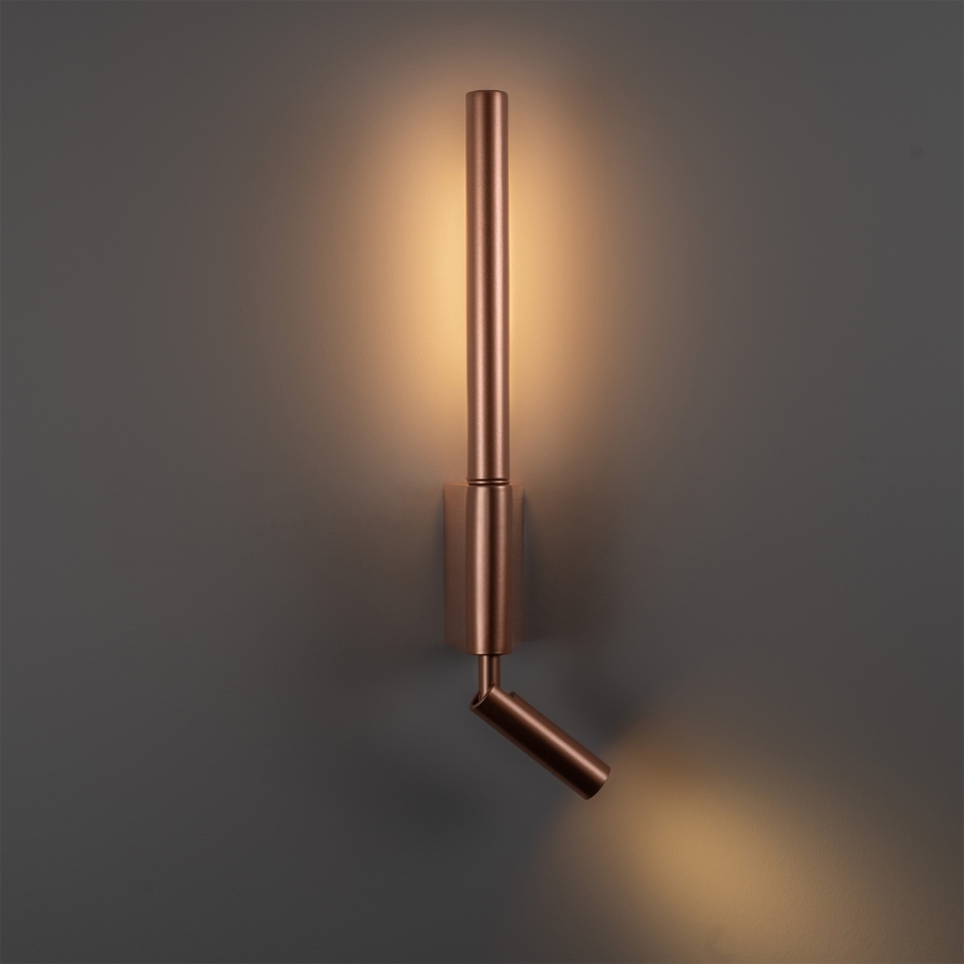 BRILAGI - LED wandspot VIXON LED/3W/230V + LED/5W bronskleurig CRI 90