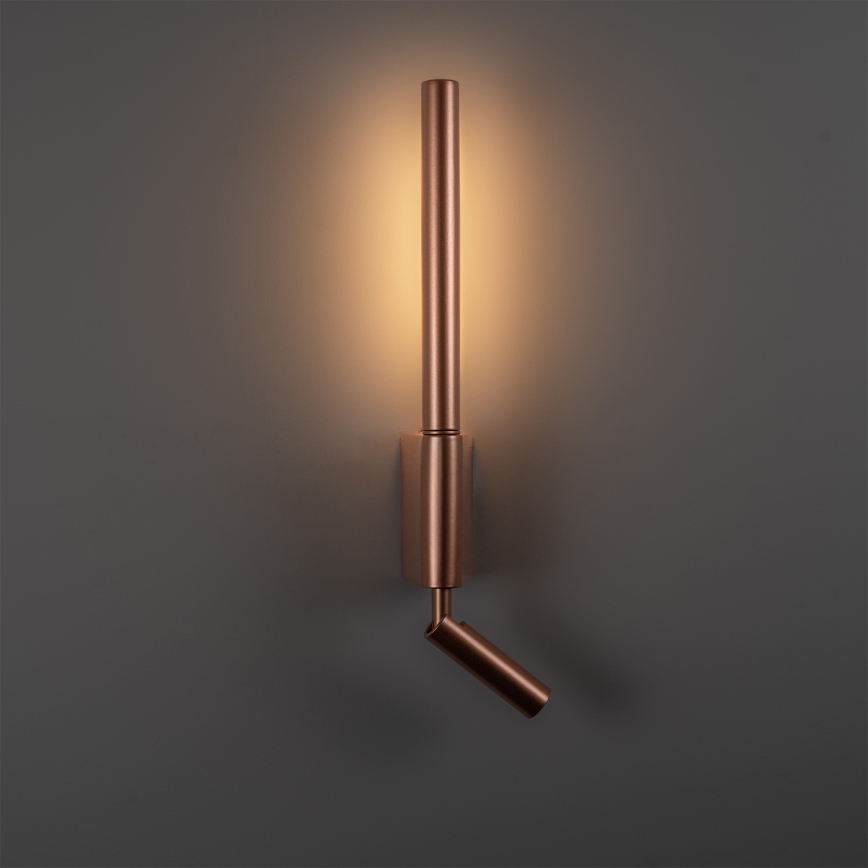 BRILAGI - LED wandspot VIXON LED/3W/230V + LED/5W bronskleurig CRI 90