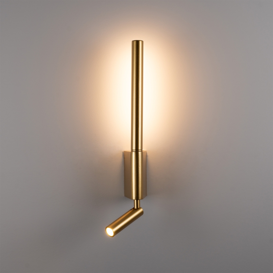 BRILAGI - LED wandspot VIXON LED/3W/230V + LED/5W goudkleurig CRI 90