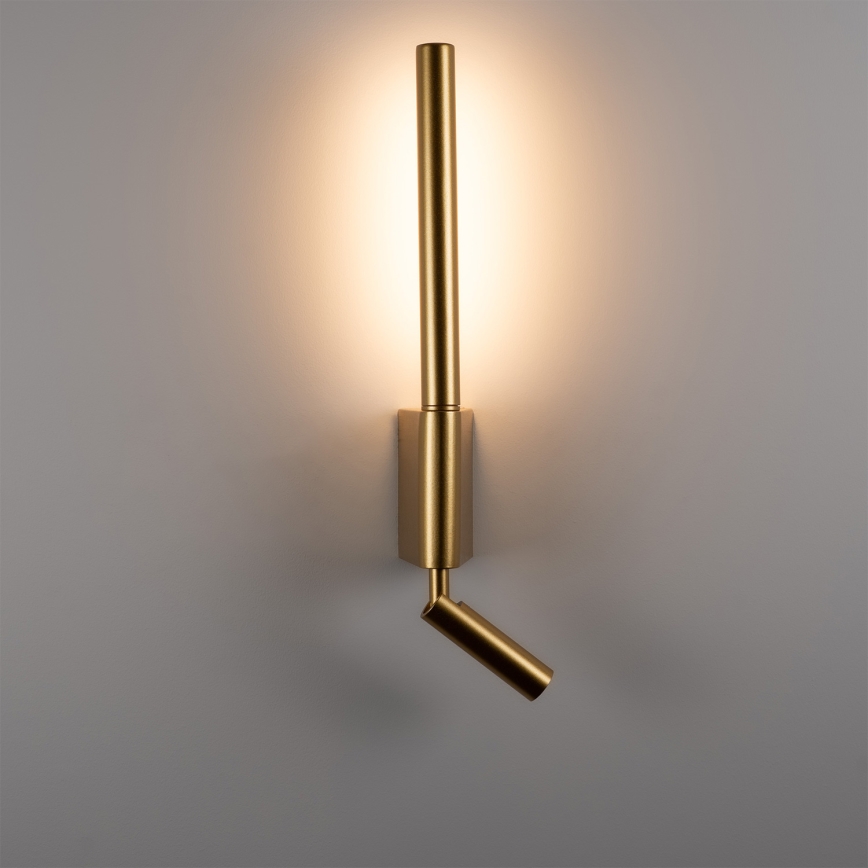 BRILAGI - LED wandspot VIXON LED/3W/230V + LED/5W goudkleurig CRI 90