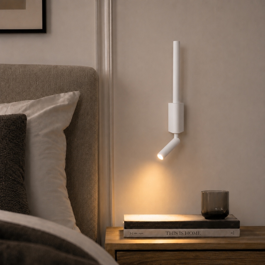 BRILAGI - LED wandspot VIXON LED/3W/230V + LED/5W wit CRI 90