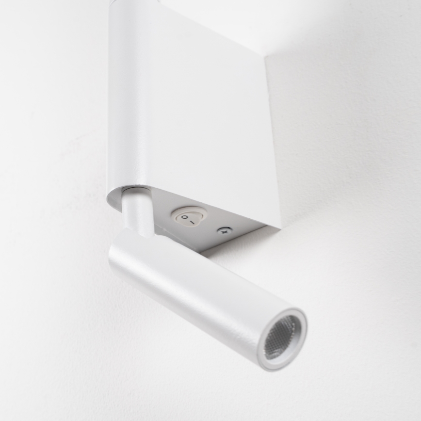 BRILAGI - LED wandspot VIXON LED/3W/230V + LED/5W wit CRI 90