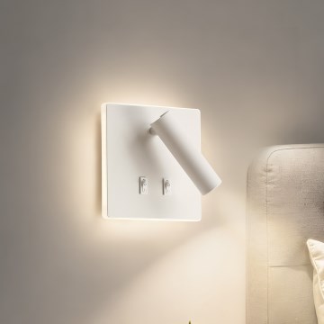 BRILAGI - LED-wandspot ZAYA DOUBLE LED/8W/230V + LED/3W wit