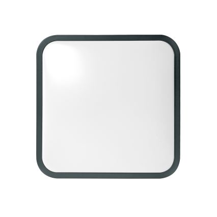 Brilagi - LED plafondlamp voor de badkamer met sensor ZENNA LED/18W/230V 28,5x28,5 cm IP44 antraciet + afstandsbediening