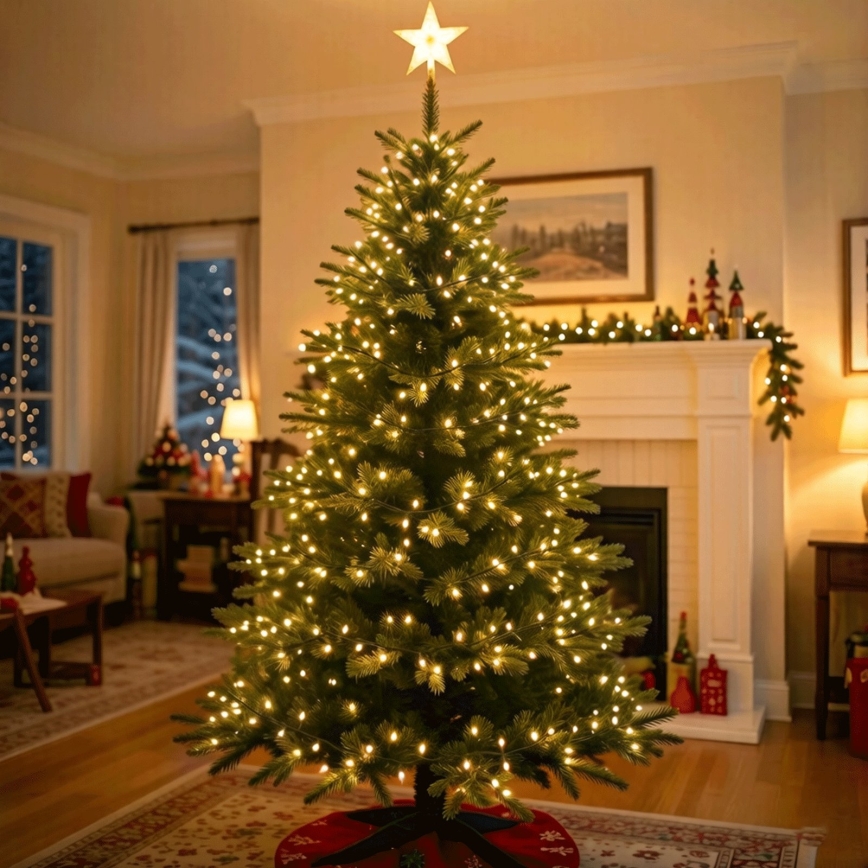 BRILAGI - LED zonne-kerstverlichting 500xLED/8 functies 52m 1200 mAh IP65 warm wit