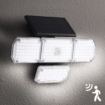 Brilagi - LED zonne-wandlamp met bewegings- en schemersensor WALLIE LED/5W/5,5V 2400 mAh IP65