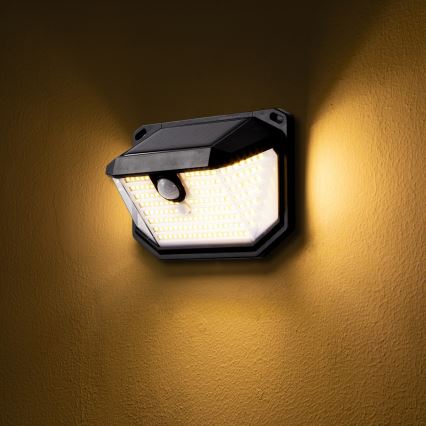 Brilagi - LED zonne-wandlamp met bewegings- en schemersensor WALLIE LED/4W/5,5V 1200 mAh 3000K IP65