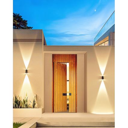 Brilagi - LED Zonne-wandlamp PYRAMID LED/2W/3,2V 1300 mAh IP54