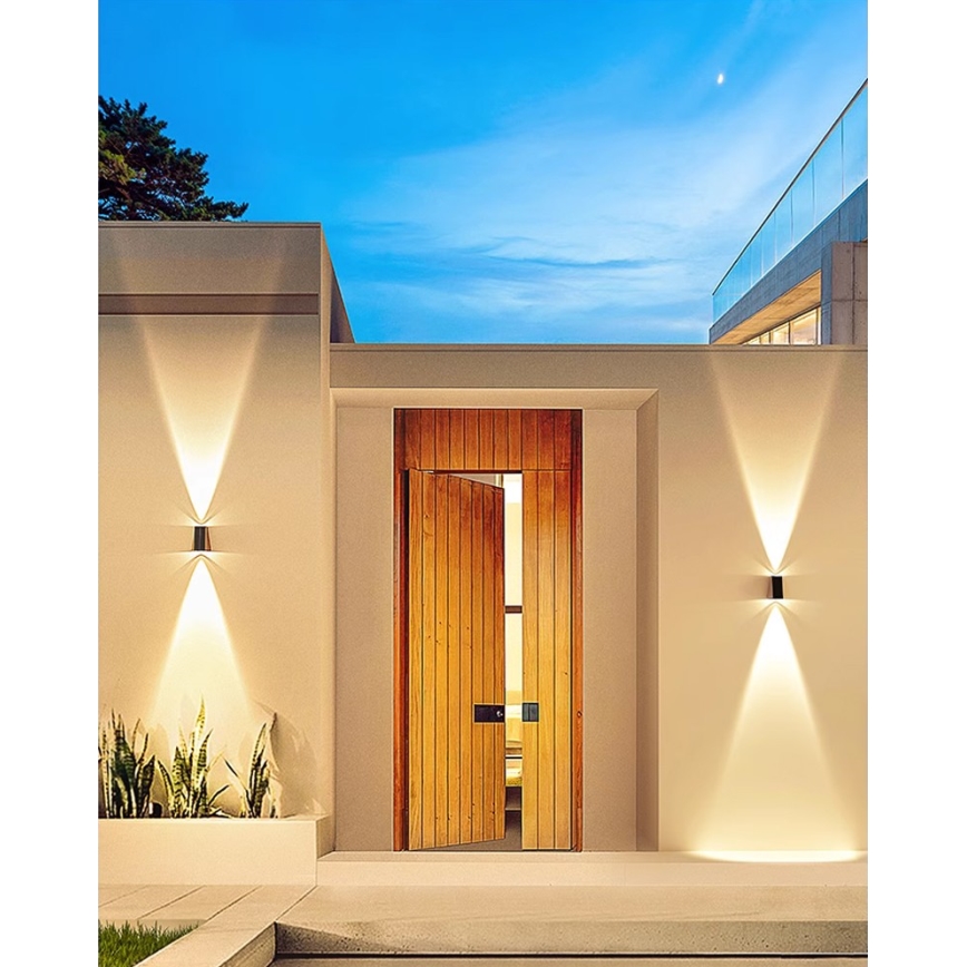 Brilagi - LED Zonne-wandlamp PYRAMID LED/2W/3,2V 1300 mAh IP54