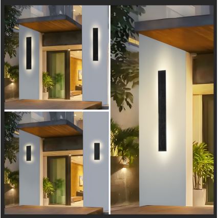 Brilagi - LED dimbare zonne-wandlamp SUN LED/4W/3,7V  60 cm 4000 mAh IP44