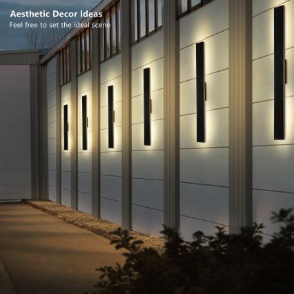 Brilagi - Dimbare LED zonne-wandlamp SUN LED/5,5W/3,7V 100 cm 6000 mAh IP44