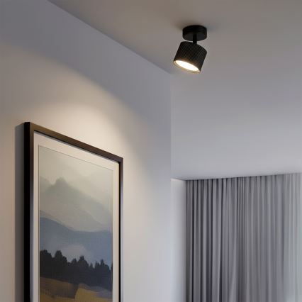 Brilagi - LED Zwarte richtbare spotlamp STRIPY 1xGX53/15W/230V