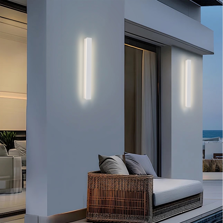 Brilagi - LED buitenwandlamp LINEAR LED/12W/230V 3000K IP65 50 cm wit CRI 90