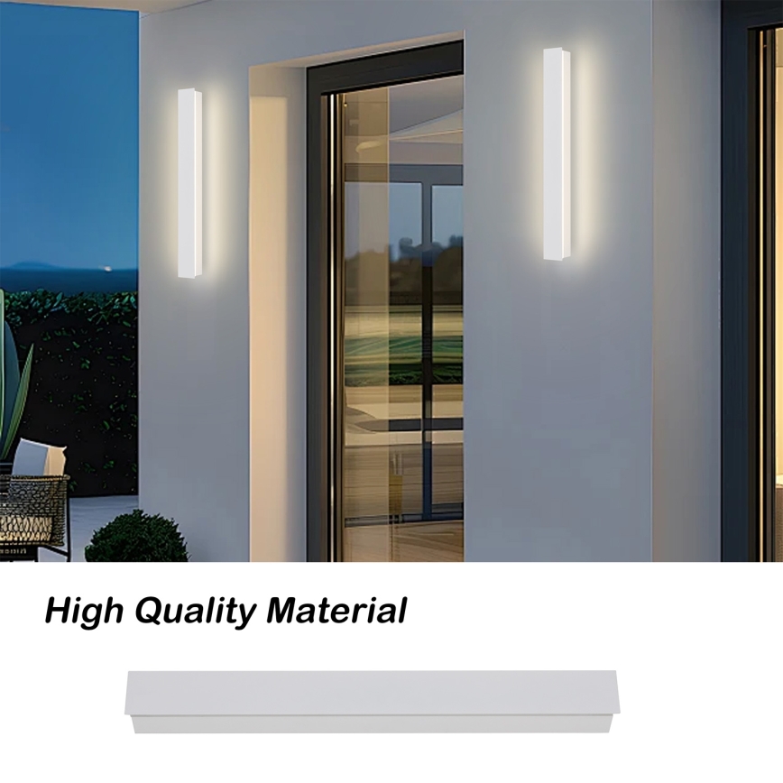 Brilagi - LED buitenwandlamp LINEAR LED/12W/230V 3000K IP65 50 cm wit CRI 90