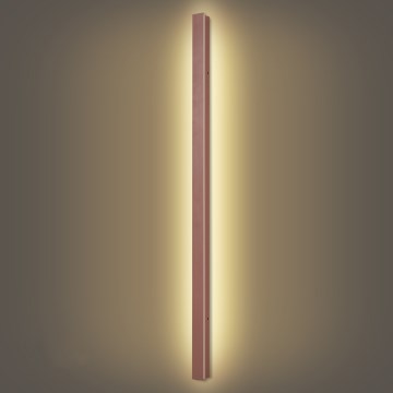 Brilagi - LINEAR LED buitenwandlamp 32W/230V 3000K IP65 140 cm, bruin, CRI 90