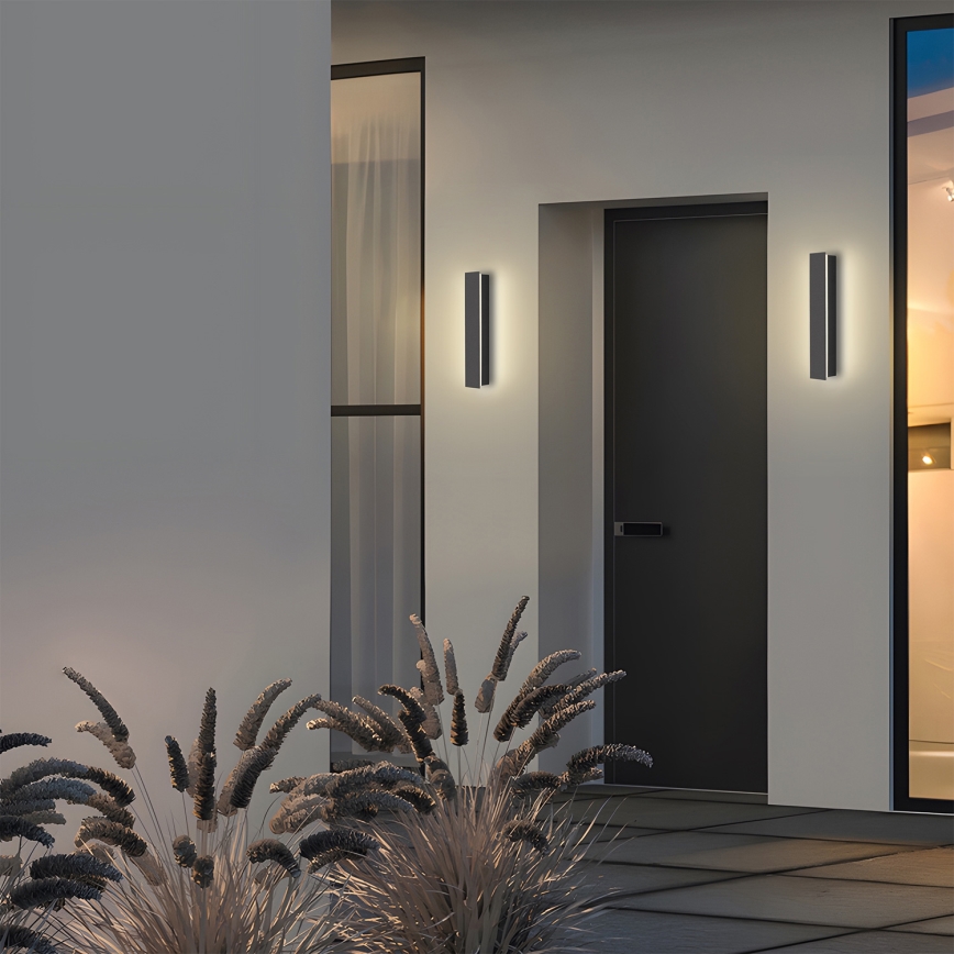 Brilagi - LINEAR LED buitenwandlamp 8W/230V 3000K IP65 30 cm antraciet CRI 90