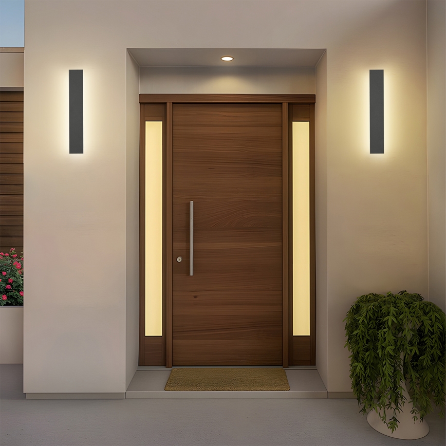 Brilagi - LINEAR LED buitenwandlamp 8W/230V 3000K IP65 30 cm antraciet CRI 90