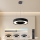 Brilagi - LUMIX dimbare LED-hanglamp aan staalkabel, 48W, 230V, 3000-6000K, zwart, Ø 50 cm + afstandsbediening